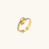 Amaryllis Gold Ring